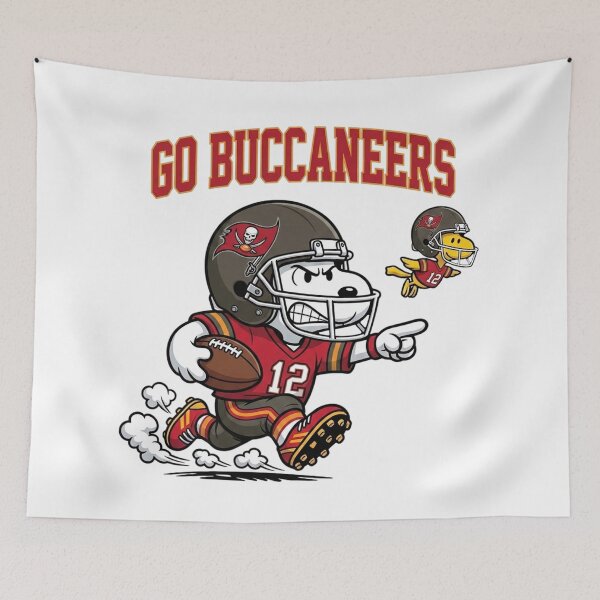 Item preview, Snoopy Go Buccaneers Football Fan Art  designed and sold by CaneufeyCip.