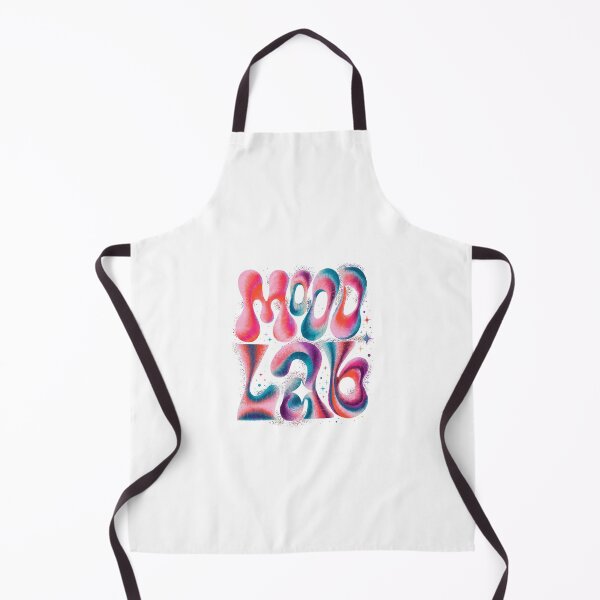 Item preview, Mood Y2K Psychedelic Typography – Colorful Retro Groovy Word Art designed and sold by madeinnature.