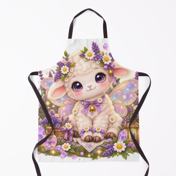Item preview, Fairy Lamb Butterfly Lavender Garden designed and sold by jgvisualarts.