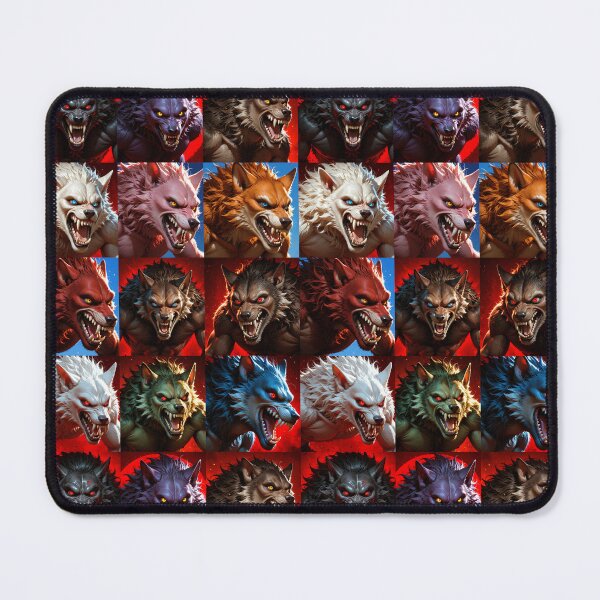 Item preview, Werewolf, Werewolves, Collage, designed and sold by 4gottenlore.