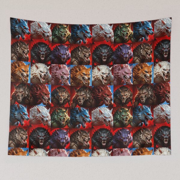 Item preview, Werewolf, Werewolves, Collage, designed and sold by 4gottenlore.