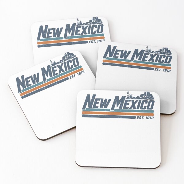 Item preview, Retro New Mexico Desert Landscape Est. 1912 designed and sold by KireVeronica.