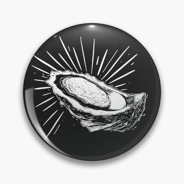 Item preview, Vintage Oster Shell Coastal Seafood Nautical Illustration Art designed and sold by inkoutninja.