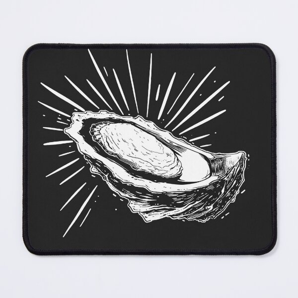 Item preview, Vintage Oster Shell Coastal Seafood Nautical Illustration Art designed and sold by inkoutninja.
