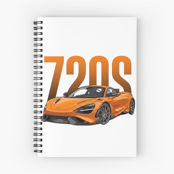 Item preview, Orange McLaren 720S Twin Turbo V8 Supercar Vector Art designed and sold by Motorline44.