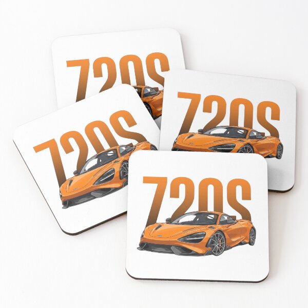Item preview, Orange McLaren 720S Twin Turbo V8 Supercar Vector Art designed and sold by Motorline44.