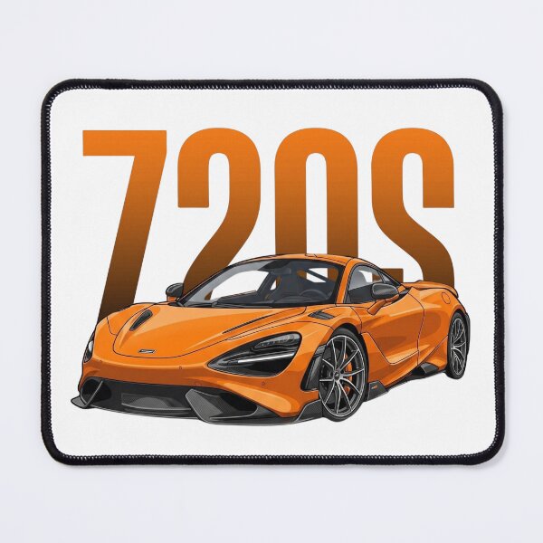 Item preview, Orange McLaren 720S Twin Turbo V8 Supercar Vector Art designed and sold by Motorline44.