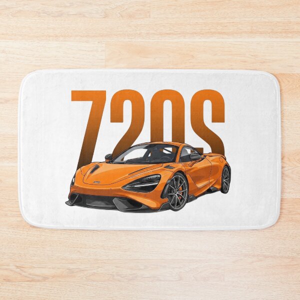 Item preview, Orange McLaren 720S Twin Turbo V8 Supercar Vector Art designed and sold by Motorline44.