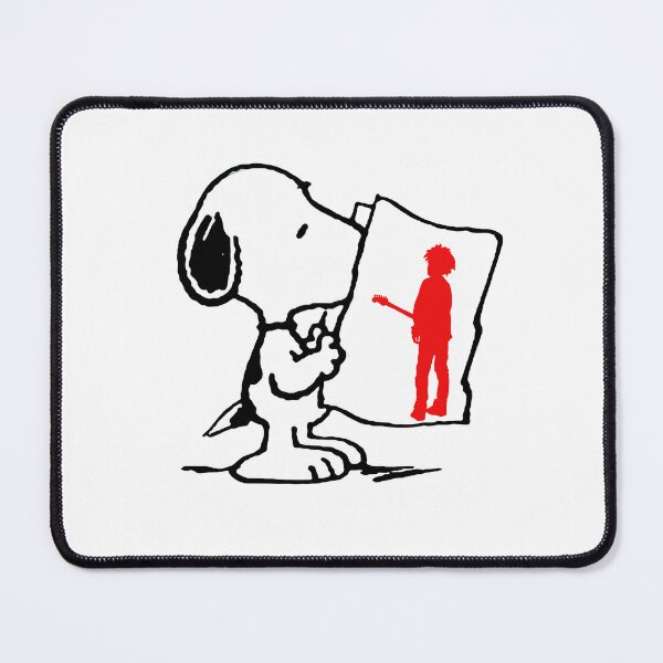 Item preview, Snoopy Reading Newspaper robert smith the cure designed and sold by RetroAGarage.
