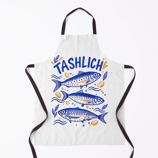 Item preview, Tashlich Rosh Hashanah Jewish Fishing Shofar Apples Honey Raglan designed and sold by LittleNhutton.