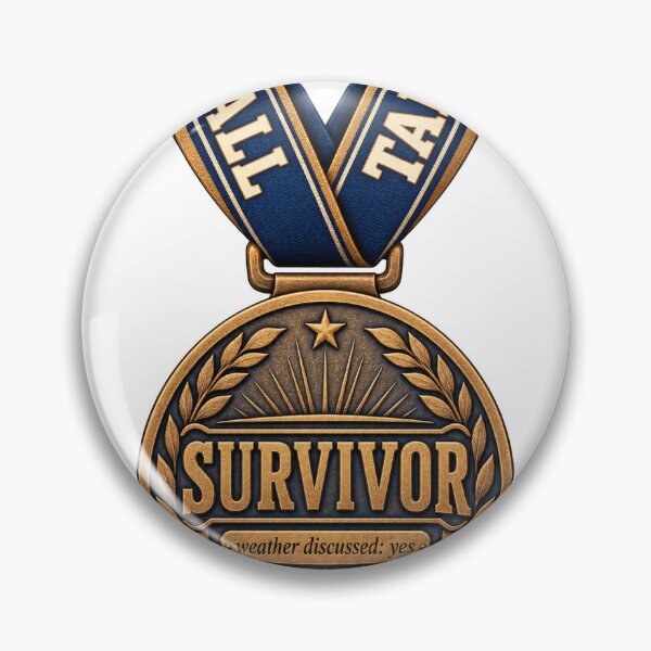 Item preview, Small Talk Survivor Funny Introvert Medal Design designed and sold by ys96.