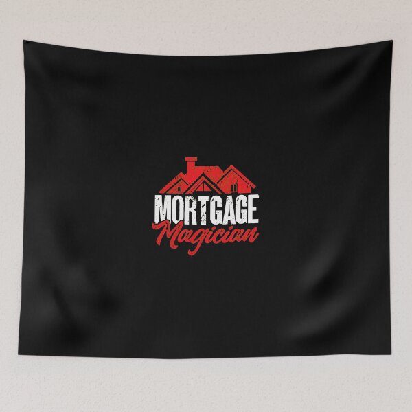 Item preview, Mortgage Magician House Graphic Text Design designed and sold by armandaibrittoe.