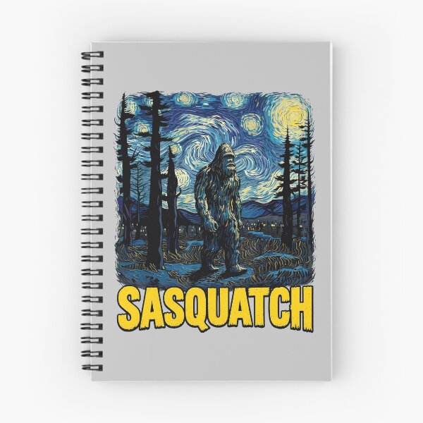 Item preview, Sasquatch Starry Forest Painting designed and sold by ImpossibleC.