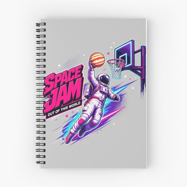 Item preview, Space Jam Retro Astronaut Basketball Graphic designed and sold by ImpossibleC.