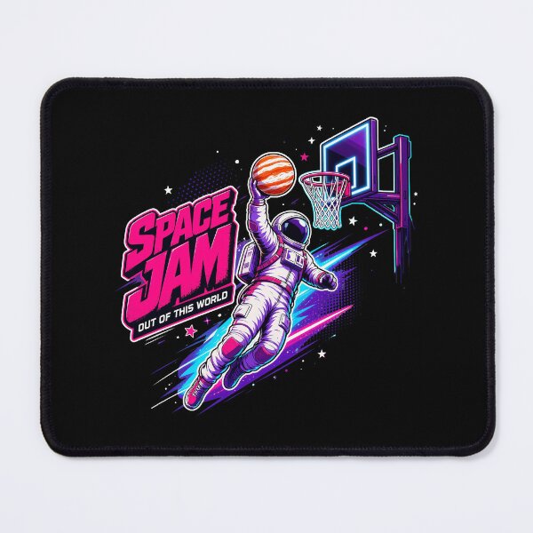 Item preview, Space Jam Retro Astronaut Basketball Graphic designed and sold by ImpossibleC.