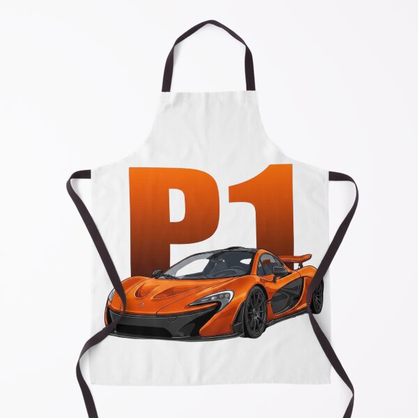 Item preview, Volcano Orange McLaren P1 Hybrid Hypercar Holy Trinity Vector Art designed and sold by Motorline44.