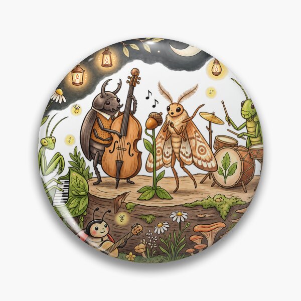 Item preview, Woodland Orchestra Shirt, Cute Forest Animal Music Tee, Cottagecore Mushroom Shirt, Whimsical Nature Gift, Enchanted Forest T-Shirt designed and sold by Simo-Designs.