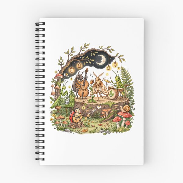 Item preview, Woodland Orchestra Shirt, Cute Forest Animal Music Tee, Cottagecore Mushroom Shirt, Whimsical Nature Gift, Enchanted Forest T-Shirt designed and sold by Simo-Designs.