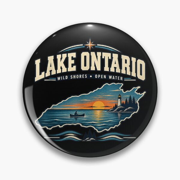 Item preview, Lakes Lake Ontario Fishing Canoe Lighthouse Outdoor designed and sold by LittleNhutton.