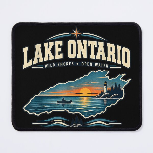 Item preview, Lakes Lake Ontario Fishing Canoe Lighthouse Outdoor designed and sold by LittleNhutton.