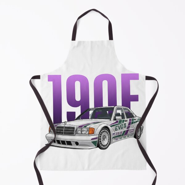 Item preview, White Mercedes-Benz 190E 2.5-16 Evolution II DTM Livery Vector Art designed and sold by Motorline44.