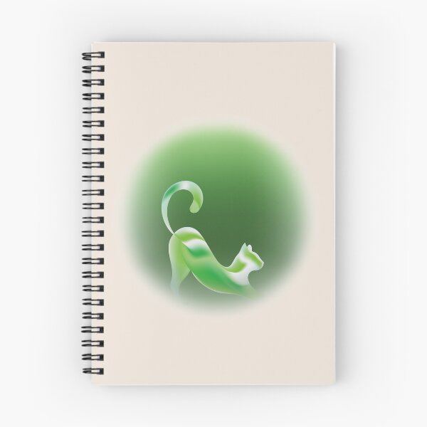 Item preview, Stretching Green Aura Cat Emerald Mystic Poster  designed and sold by Yaiart.