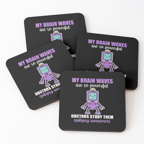 Item preview, My Brain Waves Are So Powerful Robot Epilepsy Awareness designed and sold by yetterbahulse.
