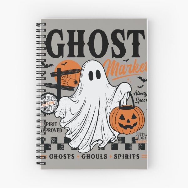 Item preview, Retro Ghost Market Halloween Spooky Vibes designed and sold by RinrinDesigns.