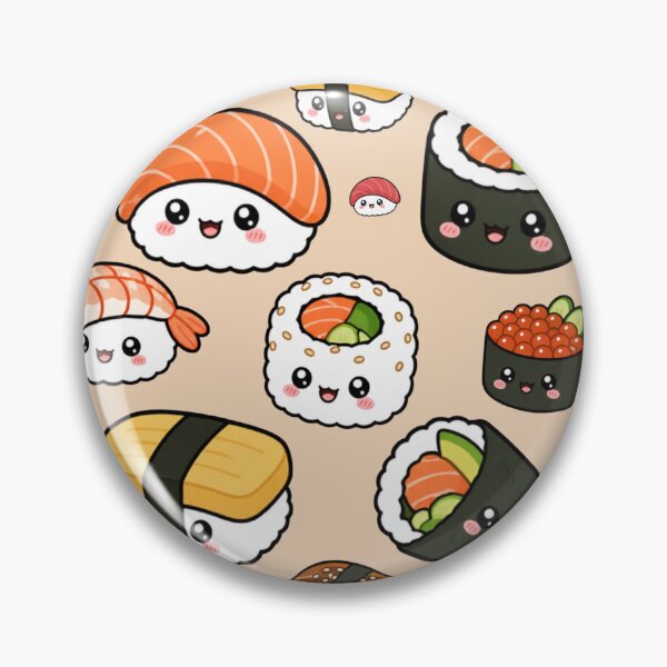 Item preview, Kawaii sushi design designed and sold by lotsofniches.
