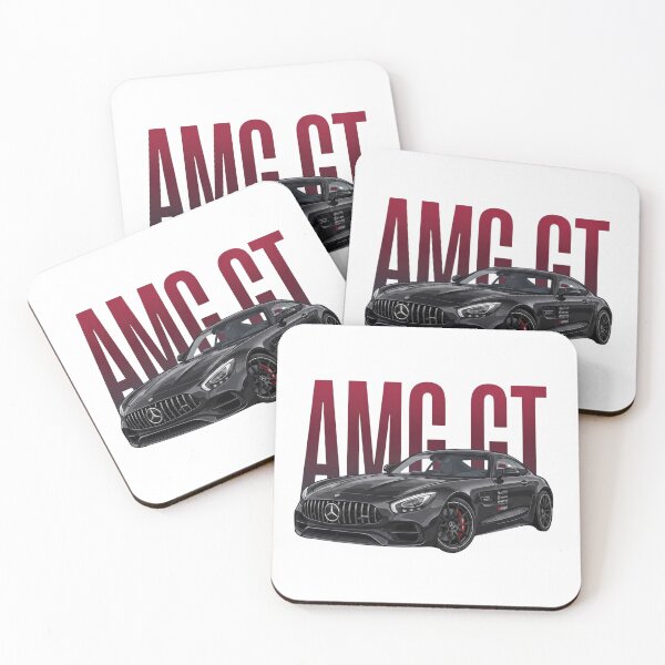 Item preview, Black Mercedes-AMG GT R V8 Biturbo German Sports Car Vector Art designed and sold by Motorline44.