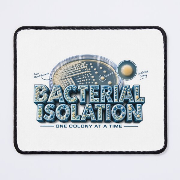 Item preview, Bacterial Isolation One Colony At A Time designed and sold by pradeepvisuals.