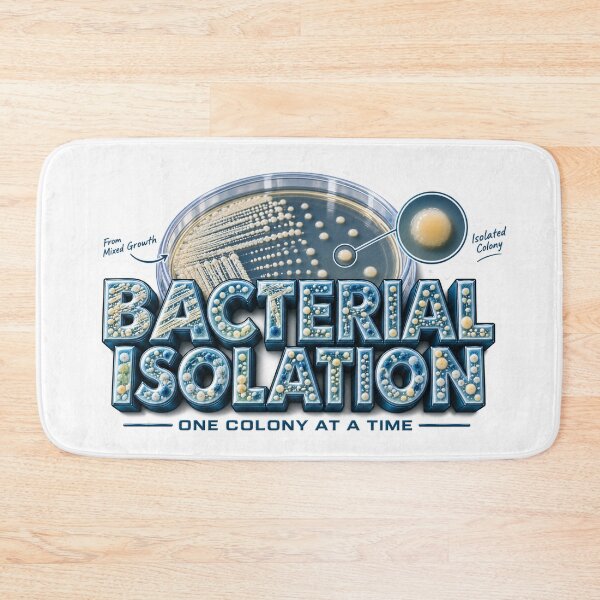 Item preview, Bacterial Isolation One Colony At A Time designed and sold by pradeepvisuals.