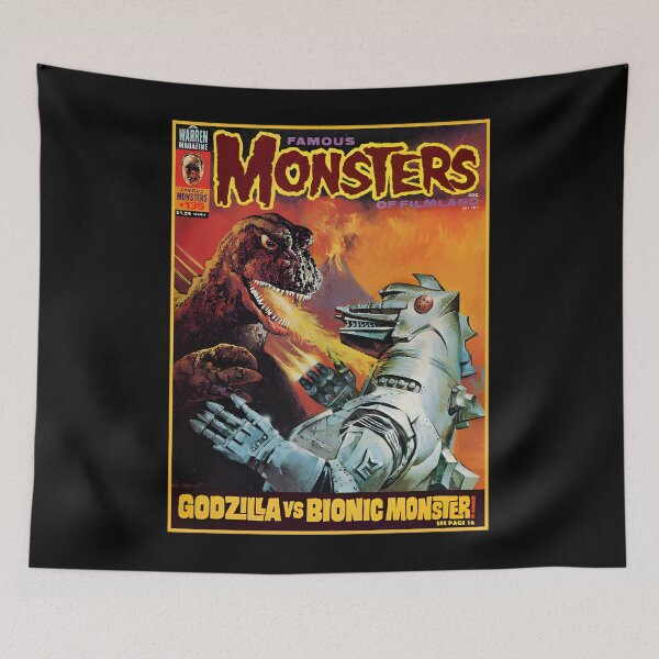 Item preview, Famous Monsters Godzilla Vs Bionic Monster designed and sold by lynnewilmer.