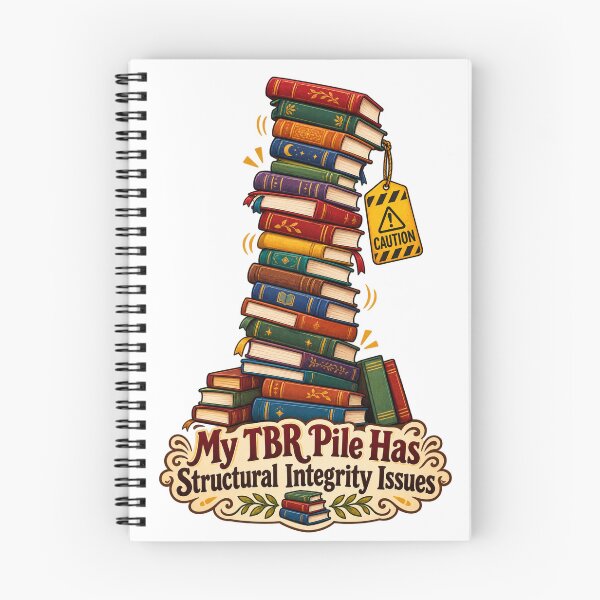 Item preview, TBR Pile Structural Integrity Issues Funny Reader Gift designed and sold by ys96.