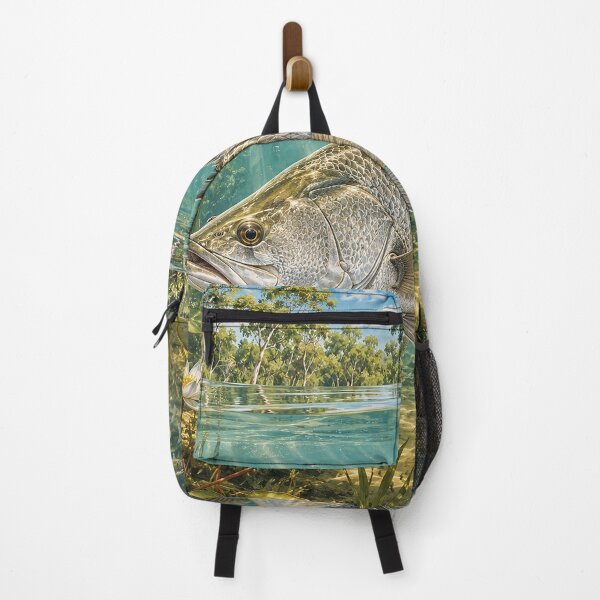 Item preview, Barramundi in a Tropical Billabong designed and sold by Pixel Junkies Studio.