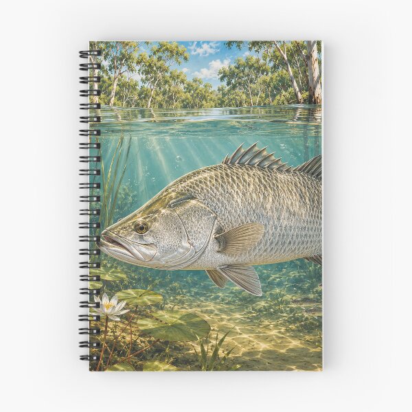 Item preview, Barramundi in a Tropical Billabong designed and sold by Pixel Junkies Studio.