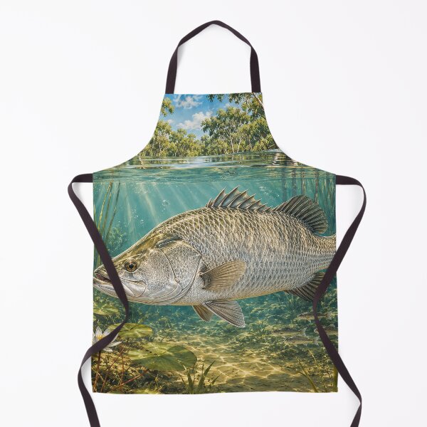 Item preview, Barramundi in a Tropical Billabong designed and sold by Pixel Junkies Studio.