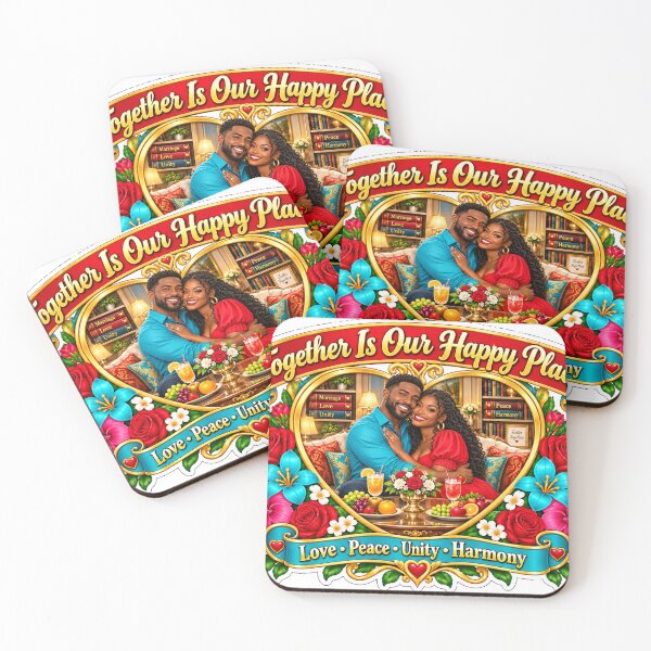 Item preview, Together Is Our Happy Place. designed and sold by New Wave Artworks & Odds &Ends.