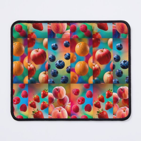 Item preview, Fruit, Collage, Peach, Raspberries, Blueberries, Strawberries, Orange, Apple designed and sold by 4gottenlore.