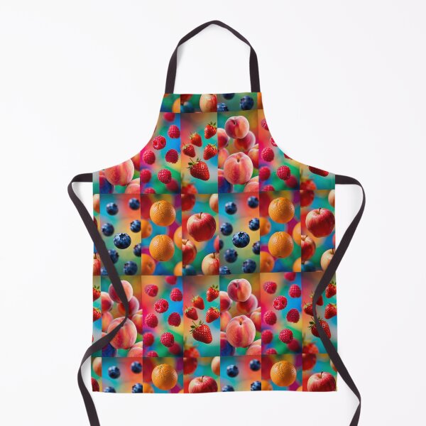 Item preview, Fruit, Collage, Peach, Raspberries, Blueberries, Strawberries, Orange, Apple designed and sold by 4gottenlore.