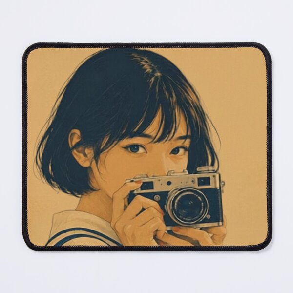 Item preview, Japanese Photographer Vintage Print designed and sold by KapowStickers.