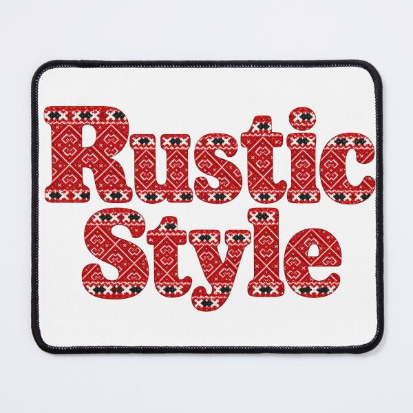 Item preview, Rustic Style Red Folk Pattern designed and sold by DansCreations42.