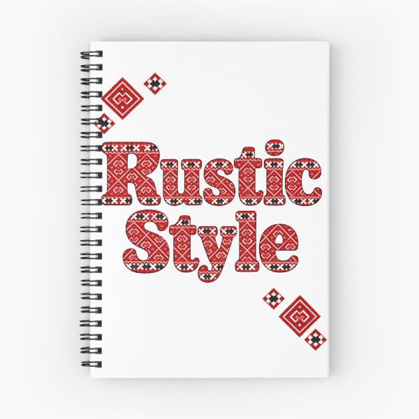 Item preview, Rustic Style Red Folk Pattern designed and sold by DansCreations42.