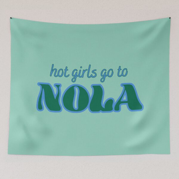 Item preview, Hot Girls Go To NOLA - olive and blue designed and sold by titanic415.