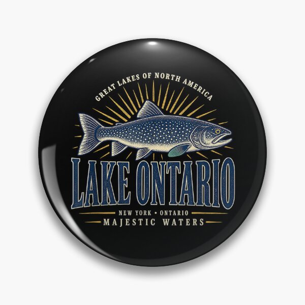 Item preview, Fishing Lake Ontario North America Adventure Lake Ontario designed and sold by LittleNhutton.