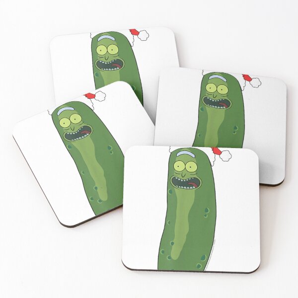 Item preview, Funny Rick and Morty Art gift Christmas, Merry Rickmas with Pickle Rick  designed and sold by JuniorLynchj.