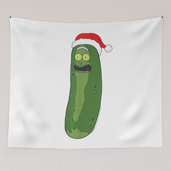 Artikelvorschau, Lustiges Rick-und-Morty-Kunstwerk als Weihnachtsgeschenk, Fröhliche Rickmas mit Pickle Rick entworfen und verkauft von JuniorLynchj.