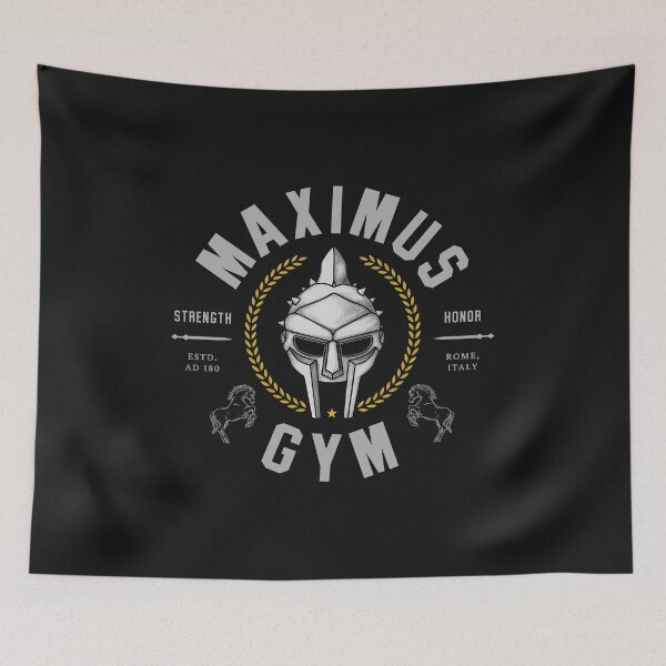 Item preview, Maximus Gym Warrior Emblem Training Gear designed and sold by LYNNEWOLINSKY.