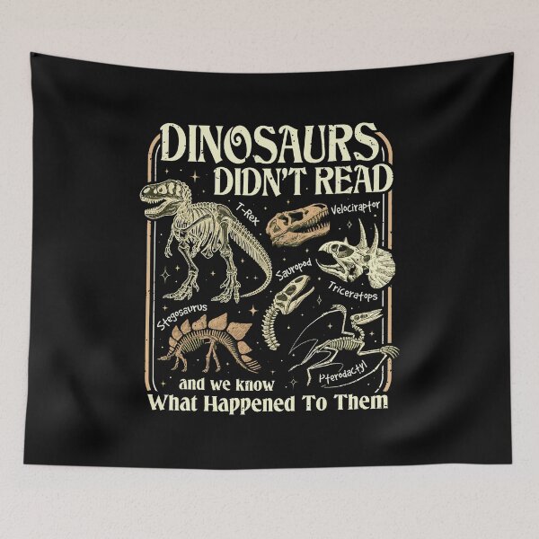 Item preview, Retro Dinosaur Skeleton Funny Science designed and sold by RhondaWal98235.