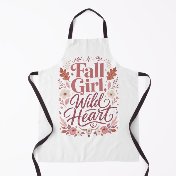 Item preview, Fall Girl, Wild Heart | Cute Fall Design for Women | Autumn Girl Gift designed and sold by PrintSparkDesigns.